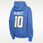 Justin Herbert Los Angeles Chargers Big Kids' Nike NFL Pullover Hoodie