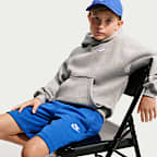 Shorts de French Terry para niños talla grande Nike Sportswear Club Fleece