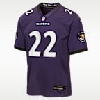 Derrick Henry Baltimore Ravens Big Kids' Game Jersey