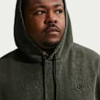 Sudadera con gorro de tejido Fleece prelavada para hombre Nike Sportswear Club