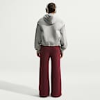 Pants de tiro medio y pierna amplia para mujer Nike Studio Fleece Medium Weight