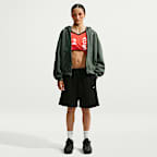 Nike Studio Fleece Medium Weight Women's Oversized Full-Zip Hoodie