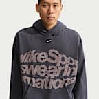 Sudadera con gorro sin cierre de tejido Fleece Nike Solo Swoosh