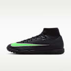 Tacos de futbol para pasto sintético (turf) de corte high Nike Mercurial Superfly 11 Academy