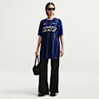 Nike Studio Fleece Lightweight 'French Terry' Women's Mid-Rise Wide-Leg Trousers