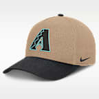 Gorra de rejilla Nike de la MLB ajustable y con estructura A-Frame para hombre Arizona Diamondbacks Rise