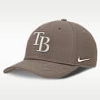 Gorra Nike Dri-FIT de la MLB ajustable para hombre Tampa Bay Rays Rise