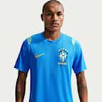 Brazil Academy Pro Men's Nike Dri-FIT Football Short-Sleeve Knit Top
