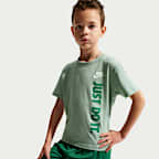 Nike Sportswear Little Kids' "Just Do It" Graphic T-Shirt and Mesh Shorts Set