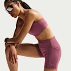 Nike Swift Women's High-Waisted 4" Tight Running Shorts with Pockets