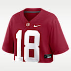 Jersey universitario Nike Dri-FIT Game cropped para mujer Alabama