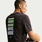 Playera de correr de manga corta Dri-FIT para hombre Nike Miler