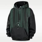 Sudadera con gorro de básquetbol de tejido Fleece Therma-FIT para hombre Milwaukee Bucks Standard Issue