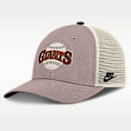 San Francisco Giants Cooperstown Rise Men's Nike MLB Adjustable Trucker Hat
