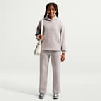 Nike Sportswear Studio Fleece oversized hoodie voor meisjes