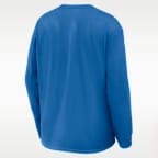Playera de manga larga Nike de la NFL para hombre Detroit Lions Rewind Max90