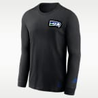 Playera de manga larga Nike Dri-FIT de la NFL para hombre Seattle Seahawks Double Rewind