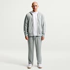 Ανδρική μπλούζα με κουκούλα και φερμουάρ σε όλο το μήκος από French Terry ύφασμα Nike Club