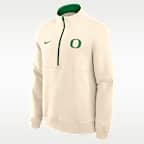 Oregon Primetime Primary Logo Men's Nike College 1/2-Zip Crew