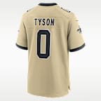 Jordyn Tyson New Orleans Saints Men's Nike NFL Game Jersey