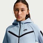Nike Sportswear Tech Fleece Girls' Full-Zip Hoodie