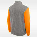 Sudadera de cuello redondo universitaria Nike de medio cierre para hombre Tennessee Club