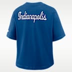 Indianapolis Colts Rewind Pocket Boxy Women's Nike NFL T-Shirt