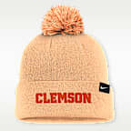 Clemson Primetime Campus Toned Men's Nike College Cuffed Pom Beanie