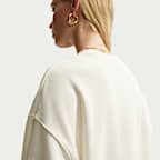 Nike Studio Fleece Medium Weight Women's Oversized Cropped Crew