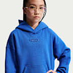 Sudadera con gorro oversized para niños talla grande Nike Sportswear Club Fleece