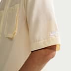 나이키 SB 반팔 버튼업 스케이트보딩 탑