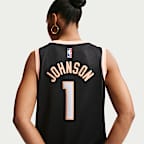 Jersey Nike de la NBA Swingman para hombre Jalen Johnson Atlanta Hawks City Edition