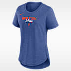 Playera Nike de la MLB para mujer New York Mets Arched Team Name