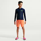 Shorts de playa o alberca con forro de ropa interior de 15 cm para niño talla grande Nike Swim Breaker Essential