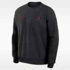 Sudadera de cuello redondo sin cierre universitaria Nike Dri-FIT para hombre Alabama Premium Performance