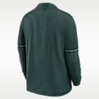 Sudadera universitaria Nike Dri-FIT de medio cierre para hombre Michigan State Sideline