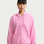 Sudadera con gorro de cierre completo para mujer Nike Studio Fleece Lightweight