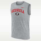 Georgia Primetime Arch Legend Men's Nike Dri-FIT College Muscle Tank Top