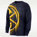Denver Nuggets Essential Anthem Men's Long-Sleeve Basketball T-Shirt