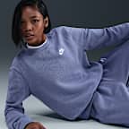Sudadera con cuello redondo para mujer Nike Sportswear Club Fleece