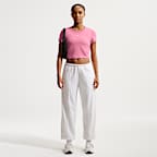 Playera cropped para mujer Nike Sportswear Chill Knit