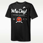 Cincinnati Bengals Rewind Hometown Slub Big Kids' Nike Dri-FIT NFL T-Shirt