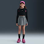 Nike One Big Kids' (Girls') Dri-FIT High-Waisted Skort