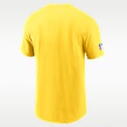 Playera de manga larga Nike Dri-FIT de la NFL para hombre Los Angeles Rams Essential
