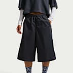 Nike Sportswear 女款寬版中腰傘兵短褲