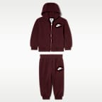 Conjunto de dos piezas Club con cierre completo para bebé (12 a 24 meses) Nike