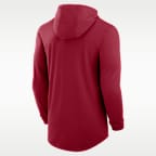 Alabama Campus Arch Men's Nike Dri-FIT College Long-Sleeve Hooded T-Shirt