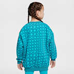 Nike Sportswear Club Fleece Big Kids' (Girls') Oversized Crew-Neck Sweatshirt