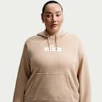 Sudadera con gorro sin cierre Nike Sportswear para mujer Club Fleece (talla grande)