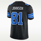 Calvin Johnson Detroit Lions Retired Men's Nike Dri-FIT NFL Limited Jersey